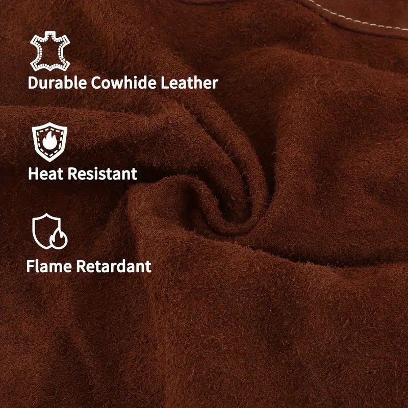 Grillschürze Leder wasserdicht ölbeständig, für den BBQ Profi - Calitronshop.com