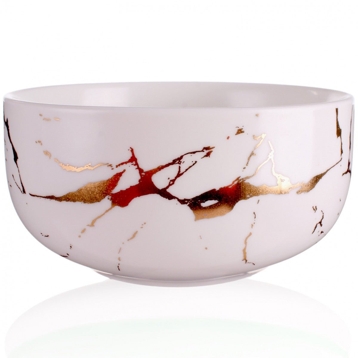 Grün Tee Set White Marmor inkl. Besen & 30g Matcha Tee - Calitronshop.com