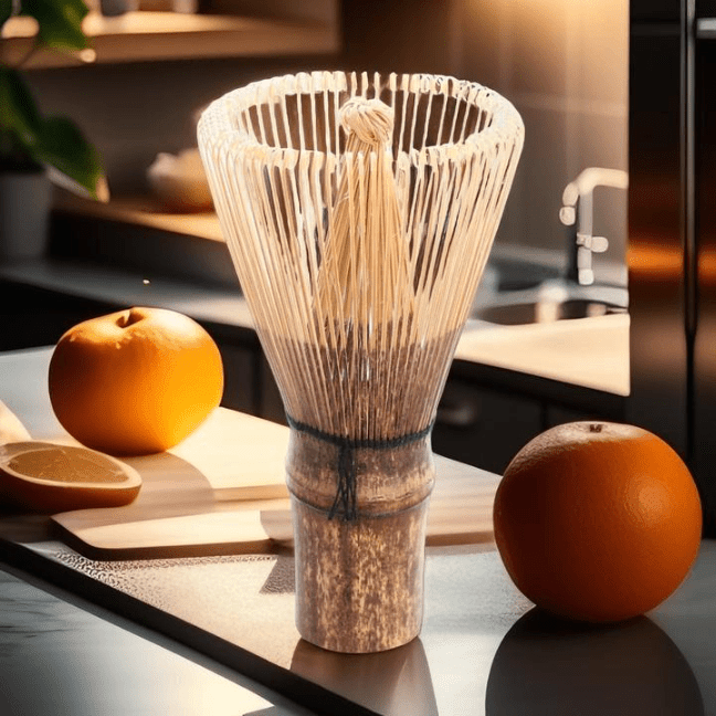 Matcha Besen 80 Schwarzrohr Bambus Chasen - Calitronshop.com