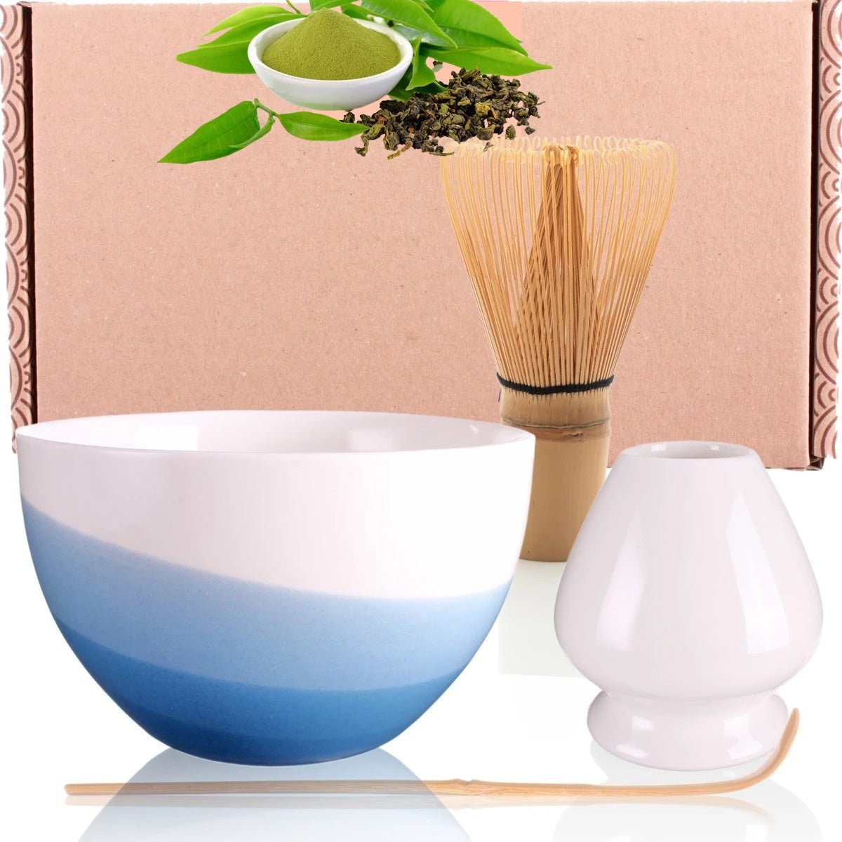 Matcha Grün Tee Set Balmy inkl.Besen - Calitronshop.com