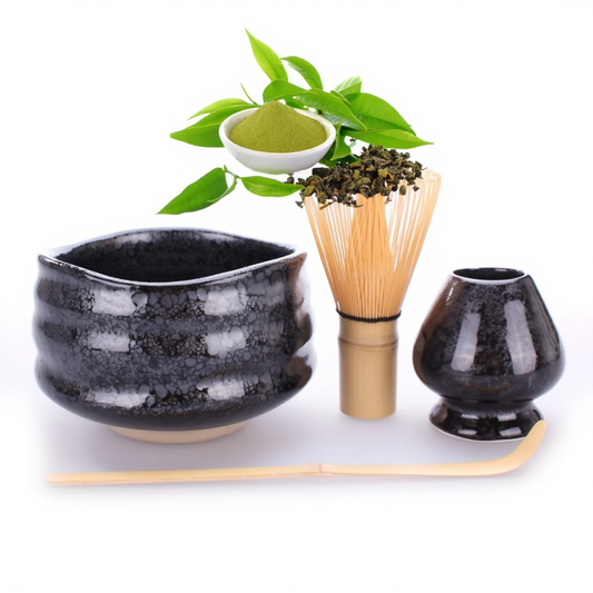 Matcha Tee Set -Buruu inkl.Besen Geschenk Idee