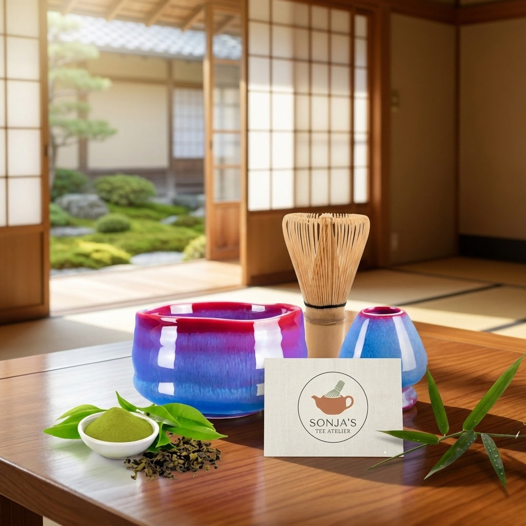 Coffret Matcha Brume avec fouet au thé vert