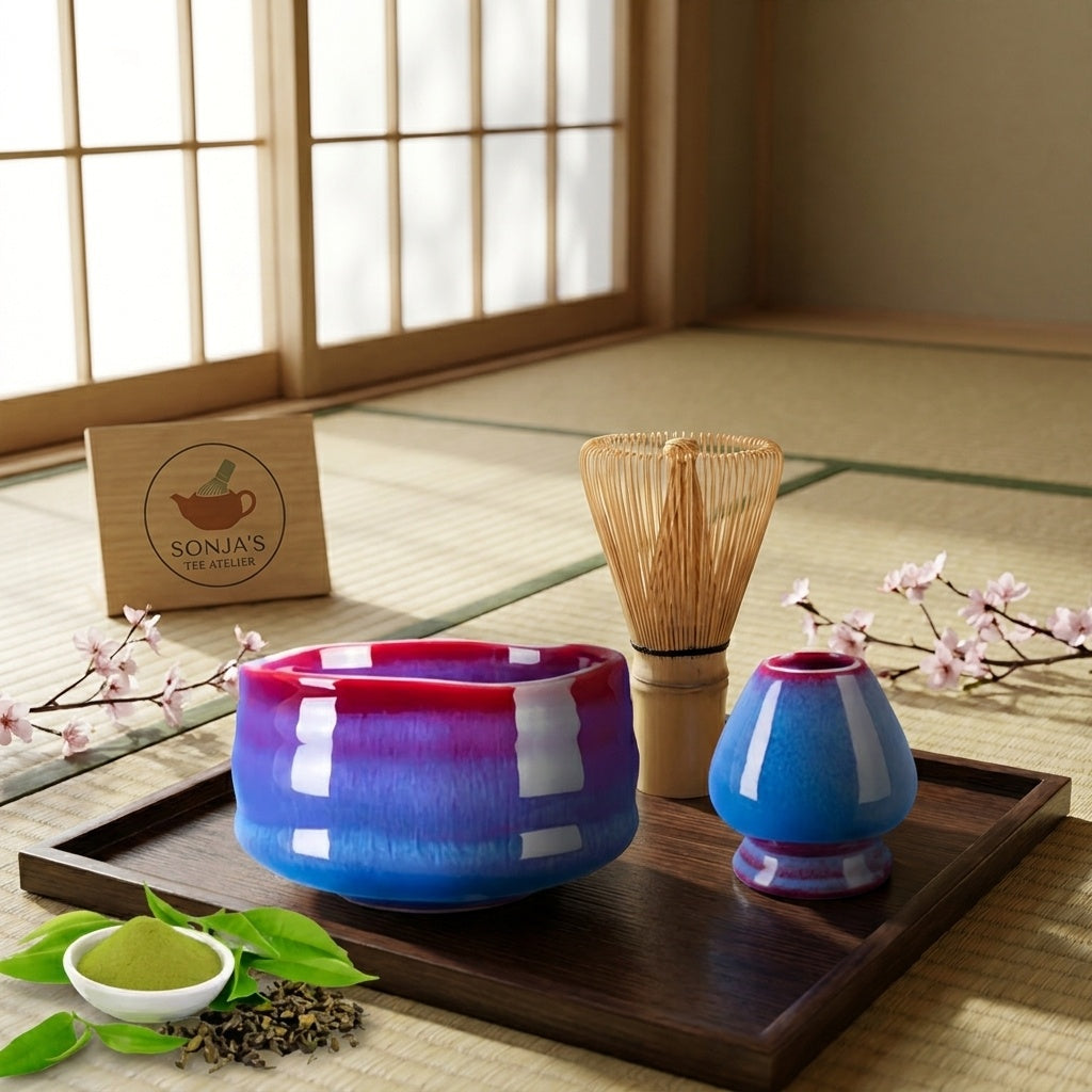 Coffret Matcha Brume avec fouet au thé vert