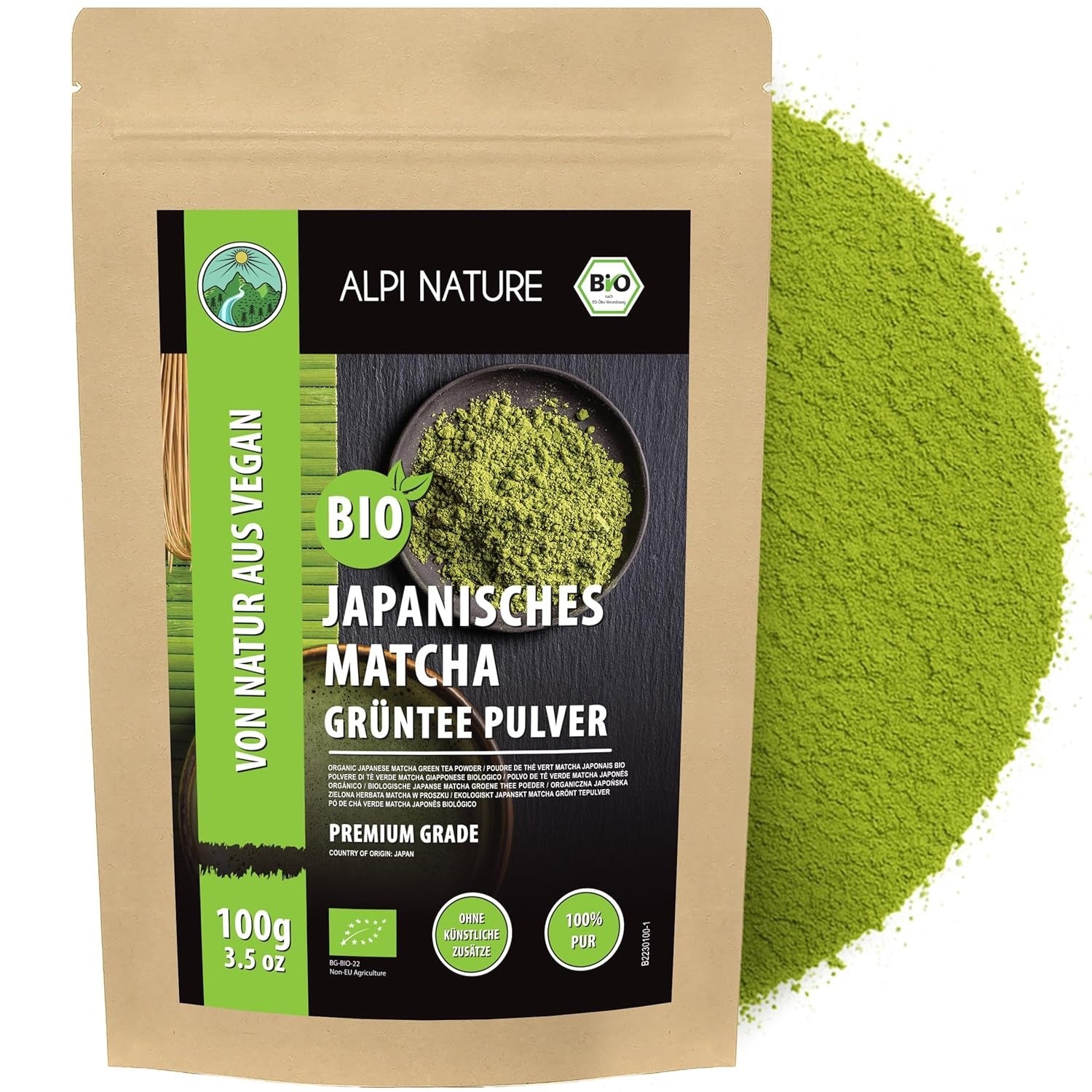 Bio Matcha Tee Japan Premium Grade Qualität, 100g - Calitronshop.com