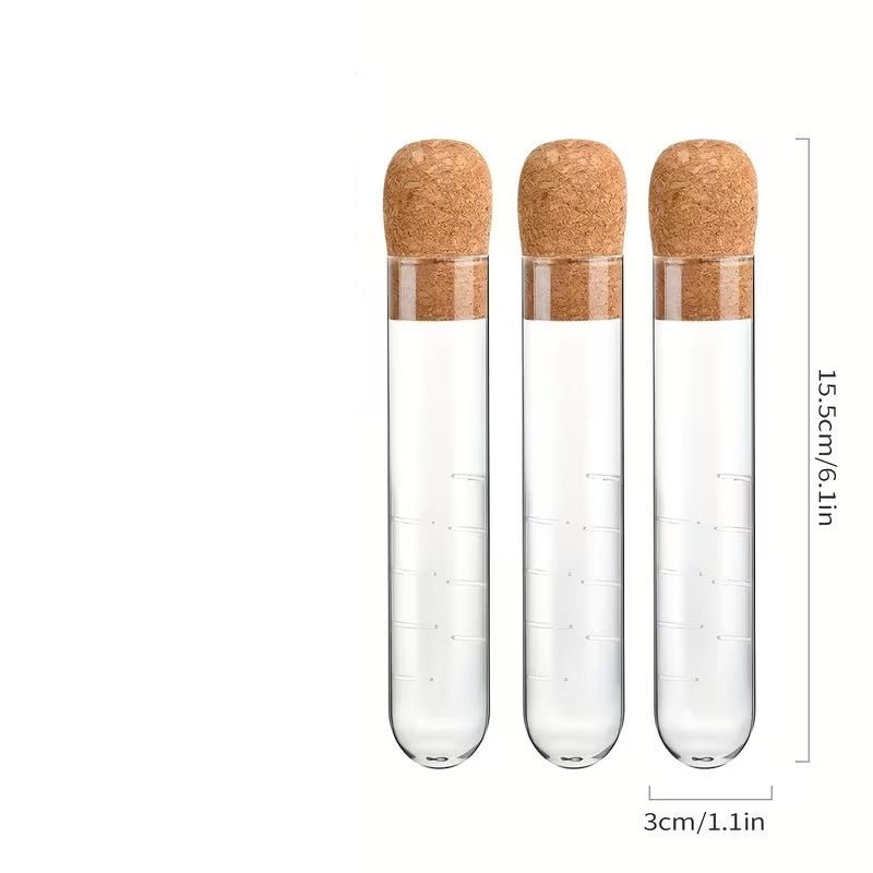 Durchsichtiges Glas - Siebe mit Korken - Deckel - Calitronshop.com