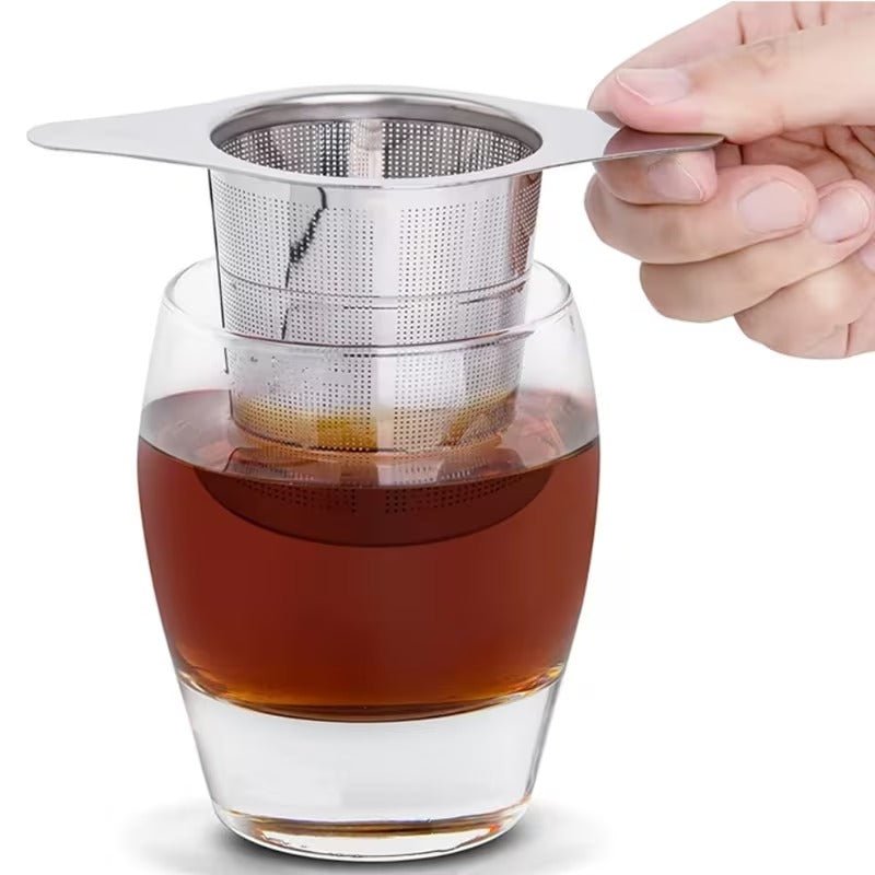 Edelstahl Teefilter mit Doppelgriff - Calitronshop.com