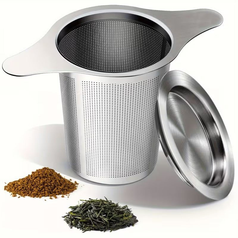 Edelstahl Teefilter mit Doppelgriff - Calitronshop.com