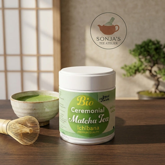Bio Matcha Ichibana – Ceremonial Grade aus 1. Ernte (40g Dose) | Premium Japanischer Grüntee
