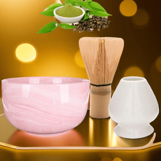 Matcha Grün Tee Set inkl. Matcha Besen - Mambo - Calitronshop.com