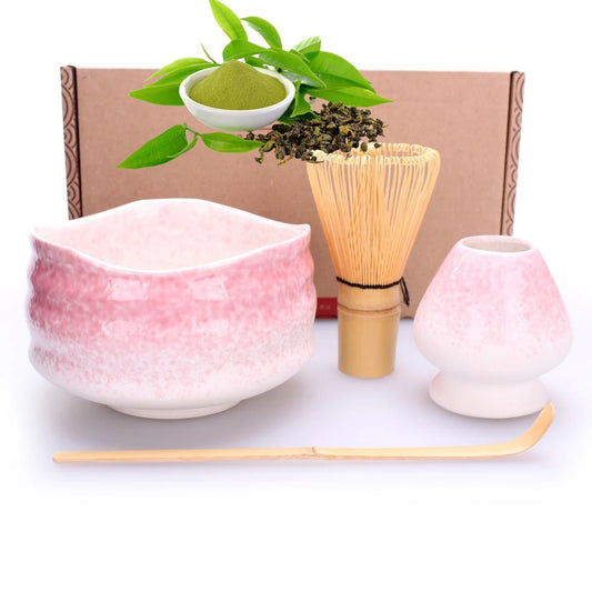 Matcha Grün Tee Set - Momoiro inkl.Besen - Calitronshop.com