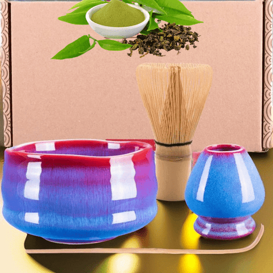 Matcha Set Nebel inkl.Besen Grüntee - Calitronshop.com