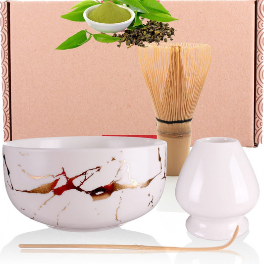 Matcha Set Howaito mit Besen Geschenkidee