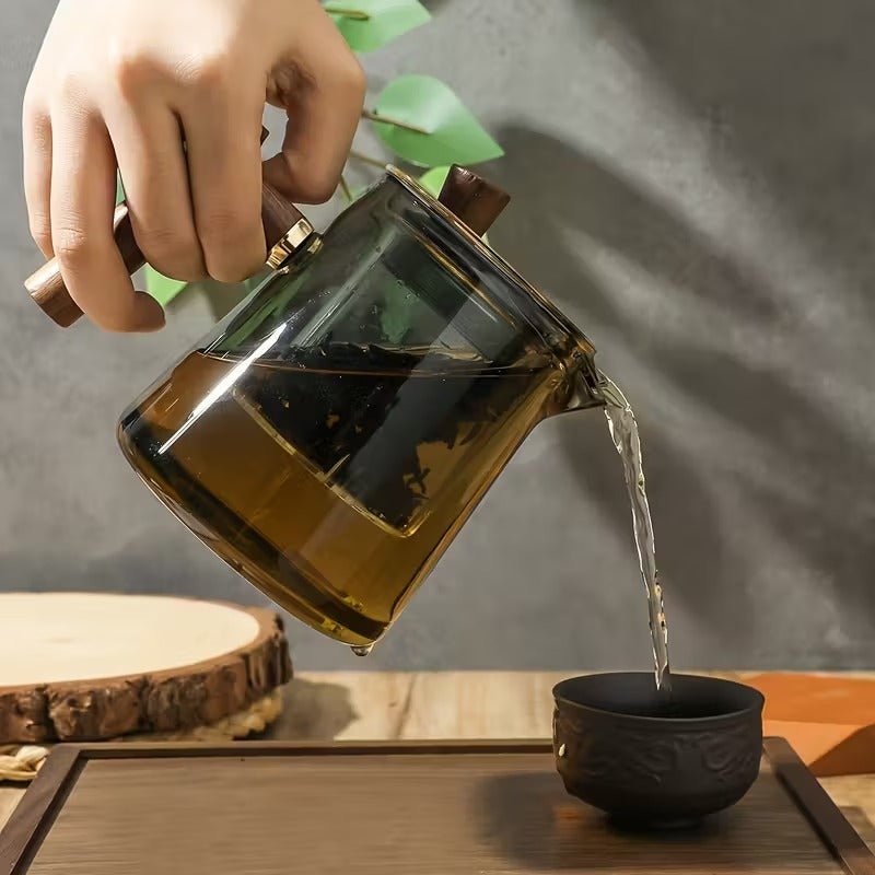 Rauchglas Teekanne die perfekte Harmonie 550ml - Calitronshop.com