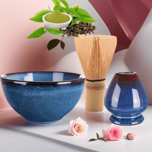 Tee Set - Daijn inkl.Besen Matcha Grün - Calitronshop.com
