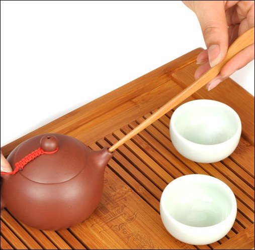 Teebesteck- Cha Dao Utensilien aus Bambus - Calitronshop.com