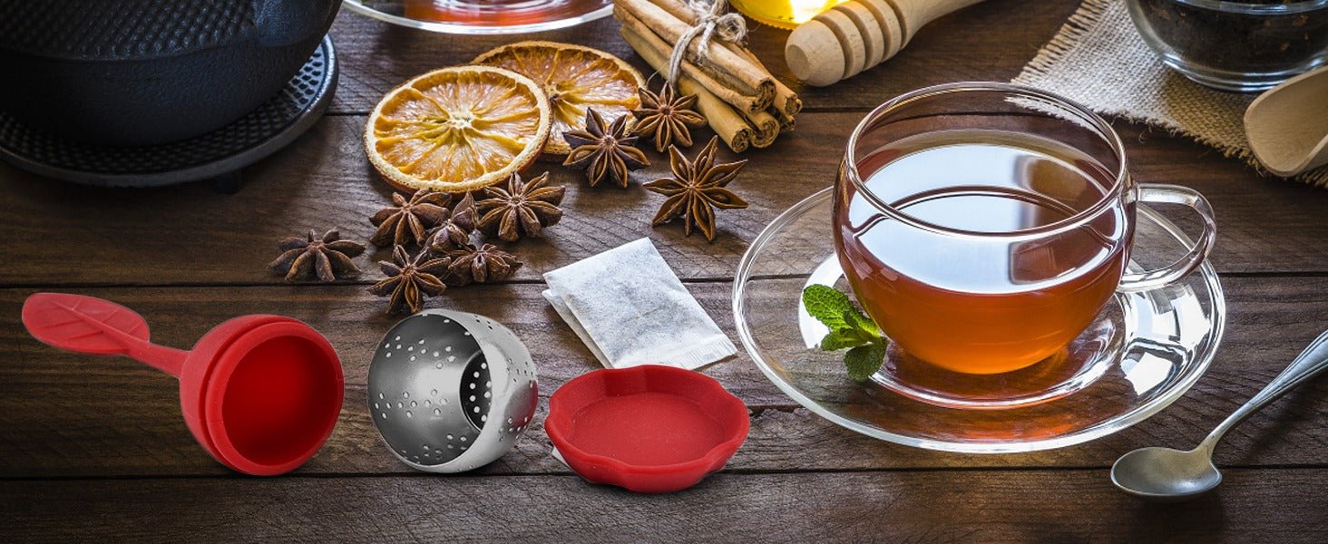 Teeei aus Edelstahl und Silikon Kreatives Geschenk - Calitronshop.com