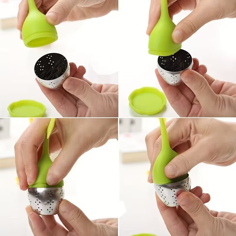 Teeei aus Edelstahl und Silikon Kreatives Geschenk - Calitronshop.com