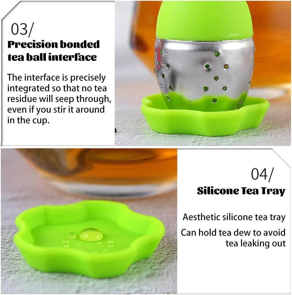 Teeei aus Edelstahl und Silikon Kreatives Geschenk - Calitronshop.com