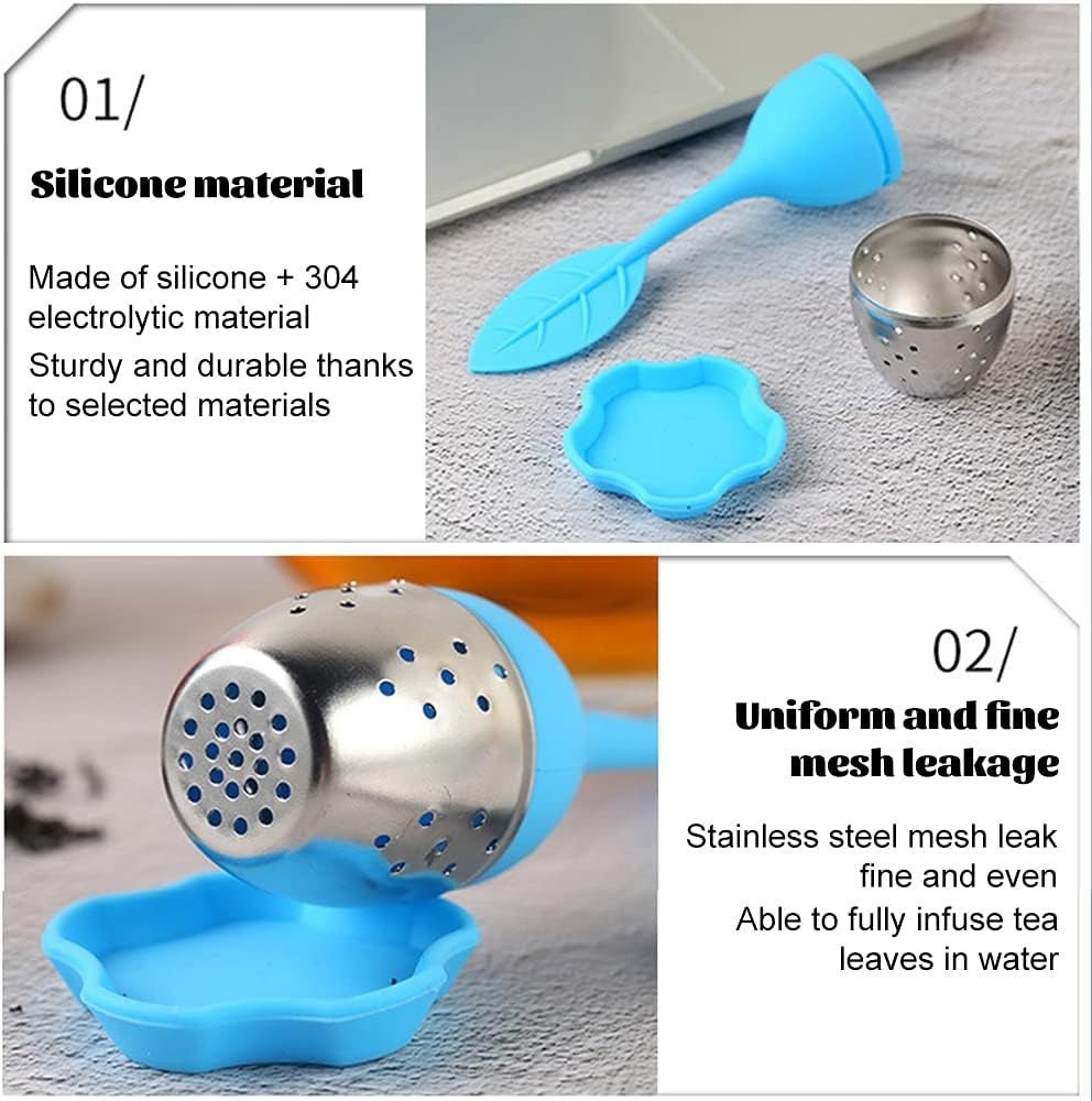 Teeei aus Edelstahl und Silikon Kreatives Geschenk - Calitronshop.com