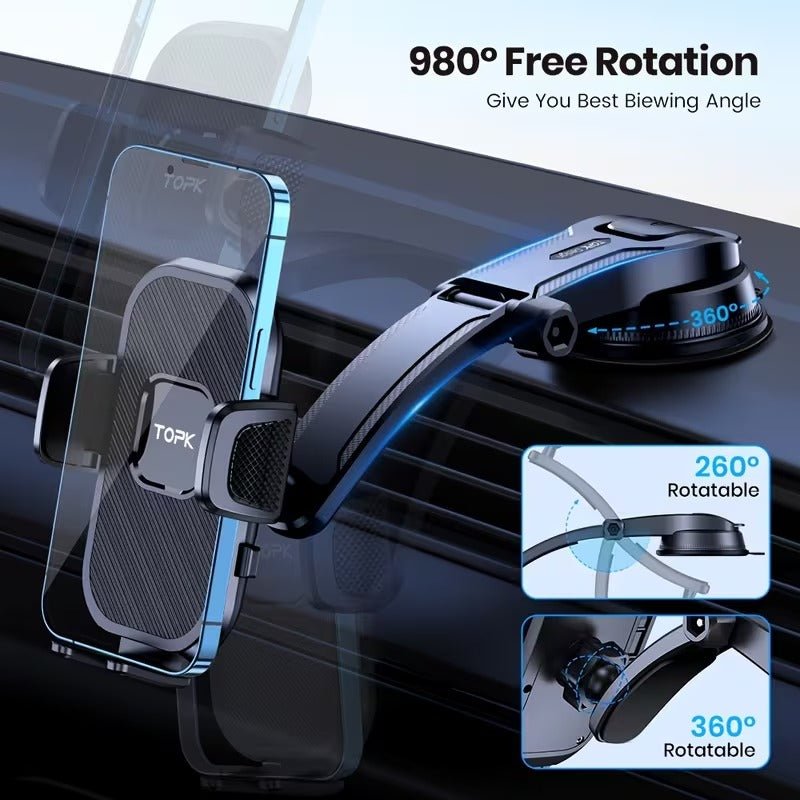 Universal Auto - Handyhalterung für Armaturenbrett und Lüftungsschlitze 2 in 1 - Calitronshop.com