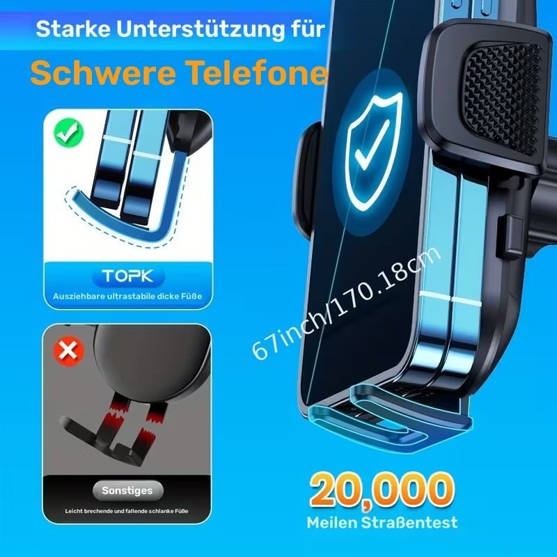 Universal Auto - Handyhalterung für Armaturenbrett und Lüftungsschlitze 2 in 1 - Calitronshop.com