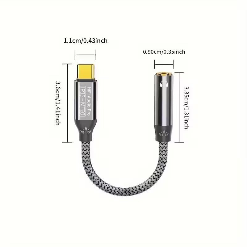USB - C auf 3.5mm Klinke Adapter Kabel - Calitronshop.com